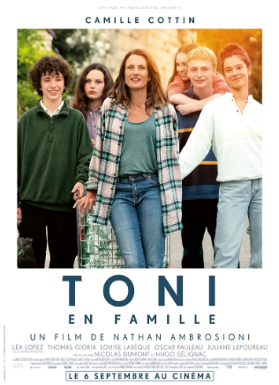 TONI EN FAMILLE Sortie le 6 septembre 2023